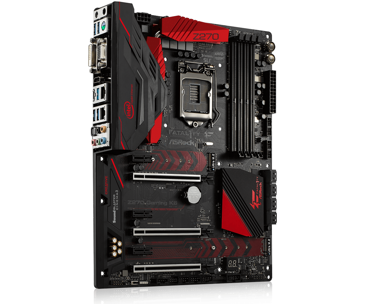 Asrock Fatal1ty Z270 Gaming K6 - Motherboard Specifications On